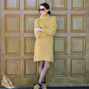 Free People Fuzzy Sweater Dress